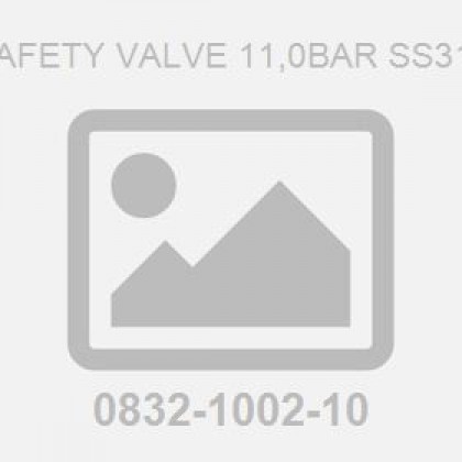 Safety Valve 11,0Bar Ss316